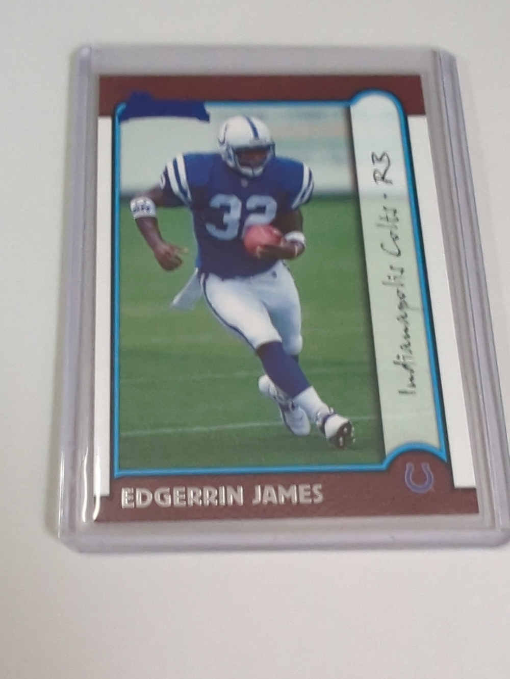 1999 Bowman RC #161 Edgerrin James Indianapolis Colts FOOTBALL Rookie Card